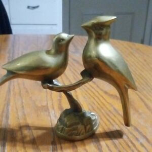 Mcm brass Bird Statue